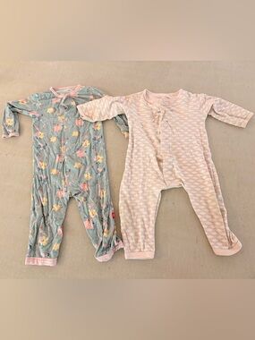 Magnetic Me Pink Baby Sleepers Set